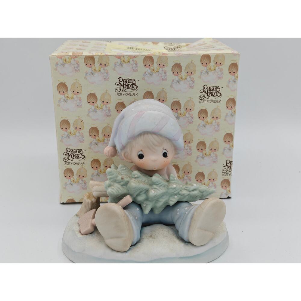 Precious Moments Enesco Dont Let Holidays Get You Down 522112 1989 Figurine